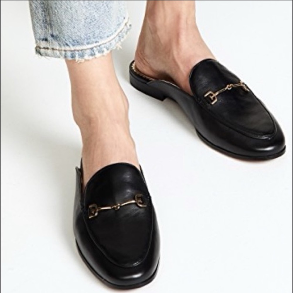 Sam Edelman Linnie Mule, Black Leather sz 10.5